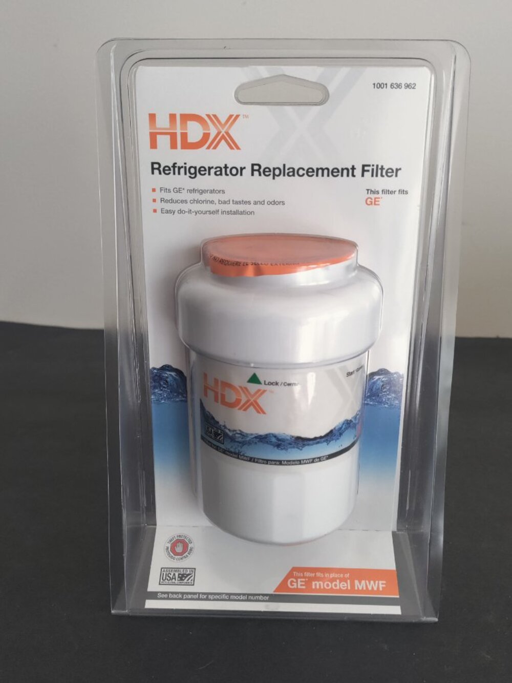 NEW HDX FMG-1 Water Filter for GE Refrigerator MWF